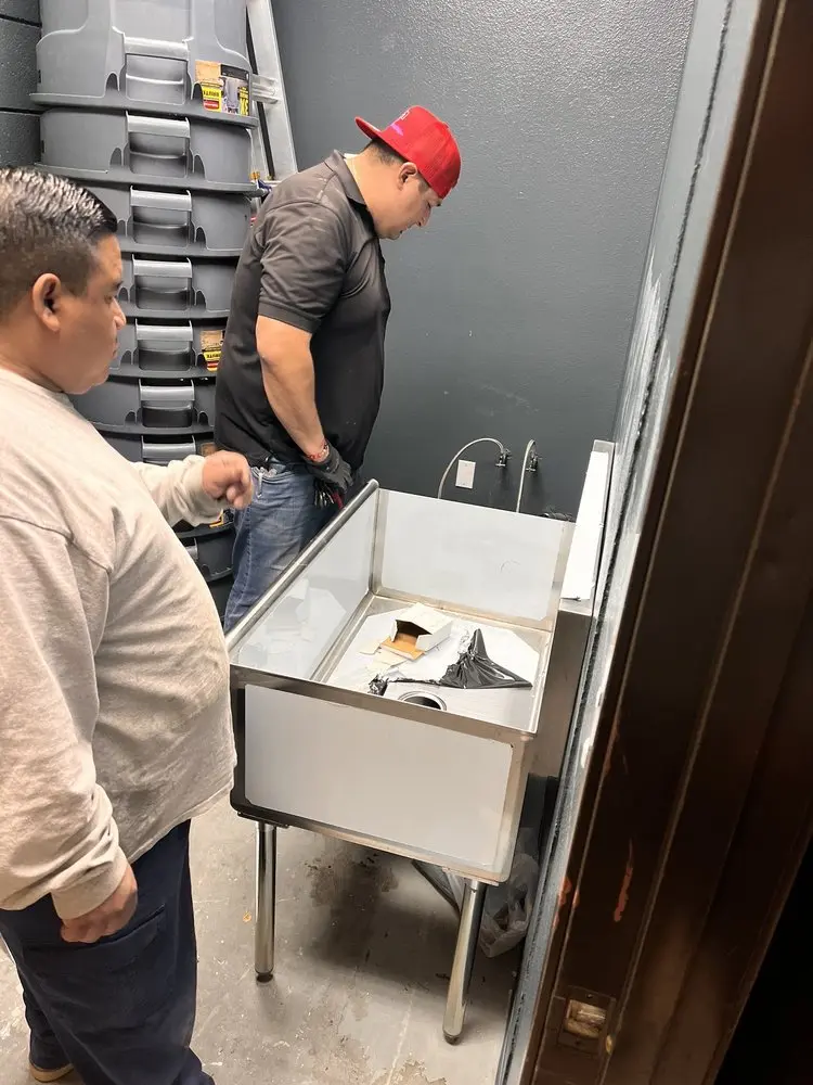 Commercial plumbing and sink installation in Gateway Ranch